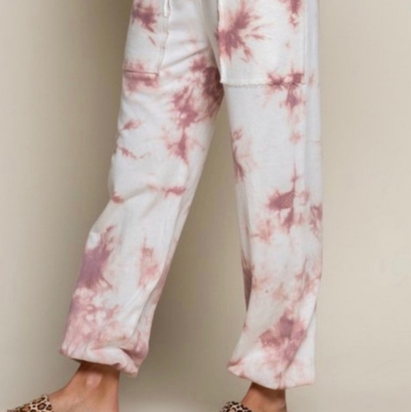 POL Wild Berry Splash Tie Dye Joggers - Picture 3 of 4